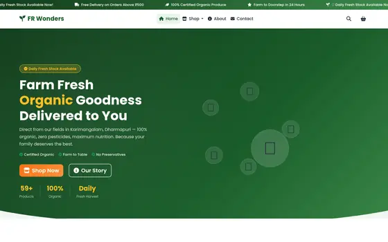 Home page of FR Wonders